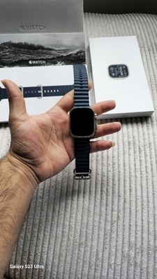 Apple Watch Ultra 2 Titanium (Cellular) 49mm Titaniumgehäuse schwarz, Alpine