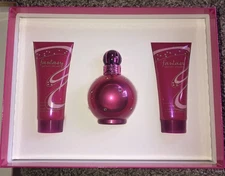 Fantasy by Britney Spears Gift Set 3.3 oz Perfume + Shower Gel + Body Souffle
