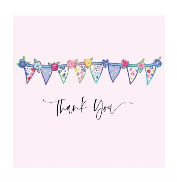 Thank You Greetings Card (Postcard book or pack)