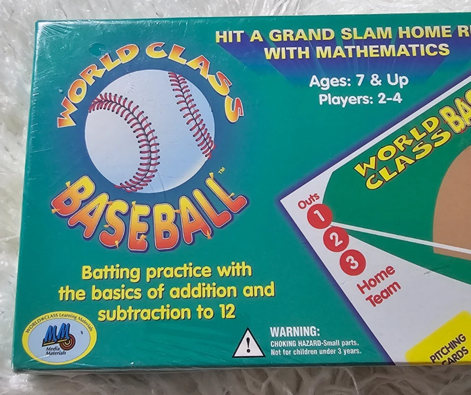 World Class Baseball Game Math Learning Materials Education & Fun Ages 7+ - Image 2 of 4