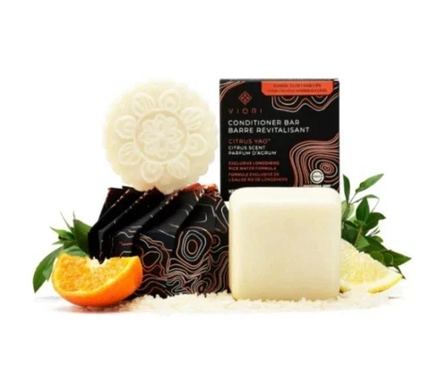 VIORI Citrus Yao Shampoo BAR & Conditioner BAR