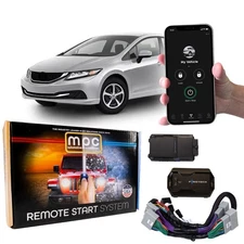 Smartphone or OEM Remote Activated Remote Start Kit For 2014-2015 Honda Civic