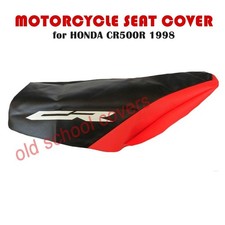 Couvre-Siège Moto Convient HONDA CR500 CR500R 1998 Rouge Et Noir