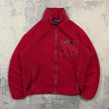 Vintage Patagonia Fleece Jacket Medium Men’s Embroidered Red Made in USA