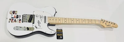 OUR LADY PEACE SIGNED CUSTOM GUITAR RAINE MAIDA DUNCAN STEVE JASON 4X JSA COA - Image 1 of 2