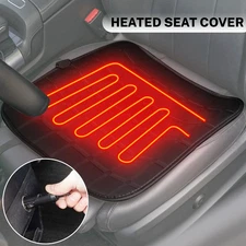 Universal Heated Car Seat Cushion Warmer Cover 12V Heater Winter Warming