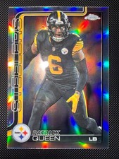 2025 Topps Chrome Football - Steelers - Patrick Queen Refractor #260