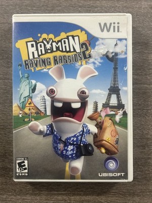 Rayman Raving Rabbits 2 Nintendo Wii Complete in Box(B4)