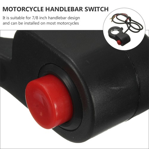 Interruttore Corno 7/8 Manubrio Avviamento Pulsante ATV Accessori Moto - Foto 12 di 12
