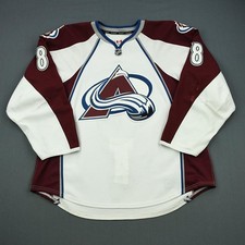 2011-12 Jan Hejda Colorado Avalanche Game Used Worn Hockey Jersey NHL MeiGray