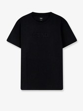 FENDI 890 Black Cotton T-shirt New  Authentic