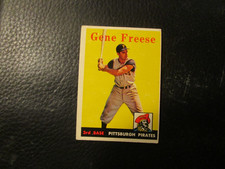 1958   TOPPS #293 GENE FREESE   PIRATES   EX/EXMT