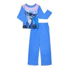 NEW 2025 DISNEY LILO & STITCH GIRLS 7/8, 10/12, 14/16 BLUE FLANNEL PAJAMAS SET