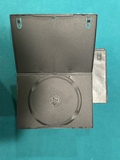 Set of 20 Black DVD Replacement Cases. Empty/ slim size cases