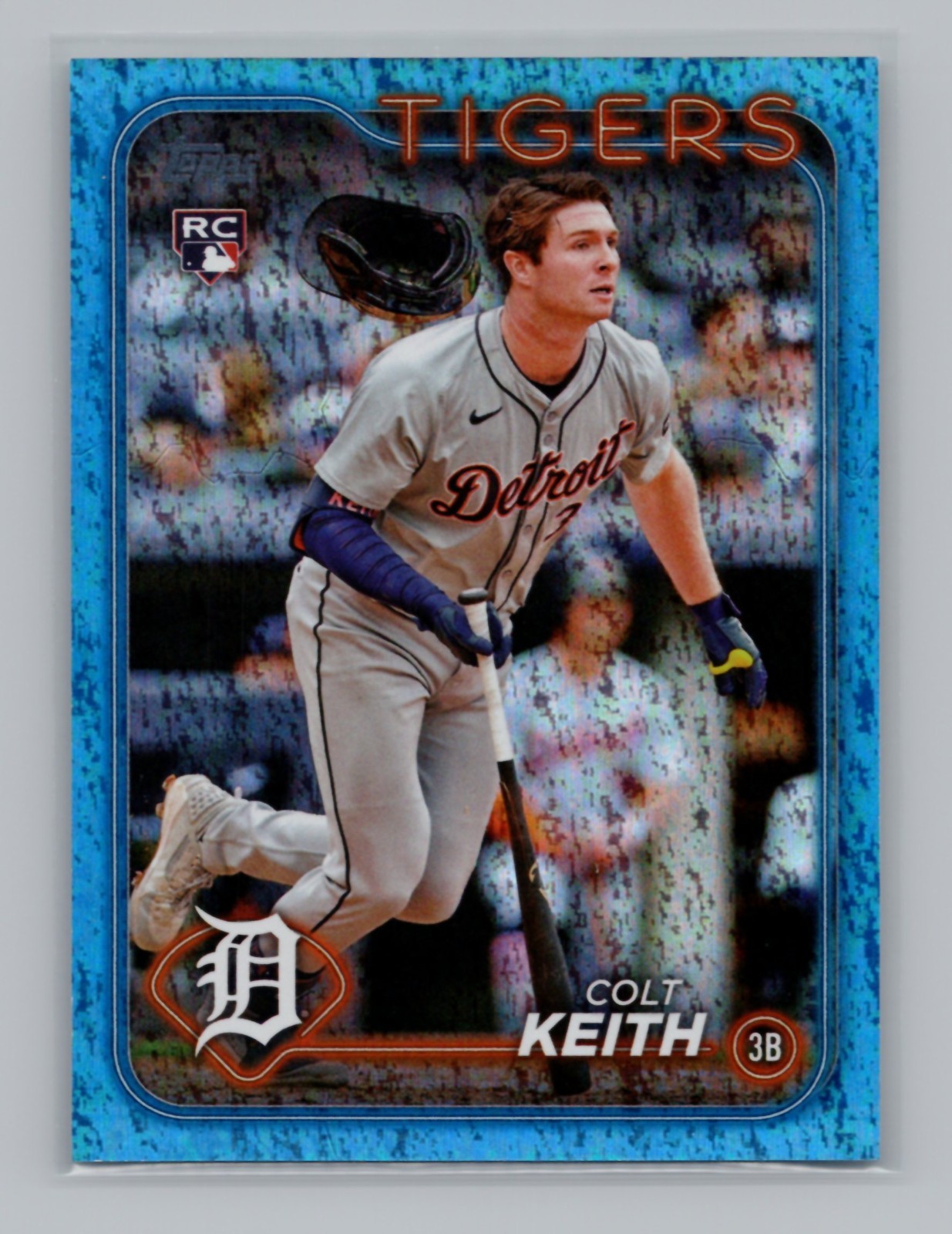 2024 Topps Update #US73 Colt Keith RC Blue Holo /999 Detroit Tigers