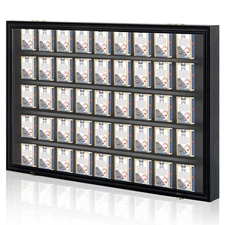 Playing Card Display Case Frame Holds 60 Decks Trading Card Show Display Case...