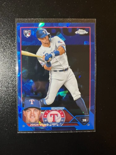 2023 TOPPS CHROME JOSH JUNG #529 ROOKIE SAPPHIRE REFRACTOR SP TEXAS RANGERS RC
