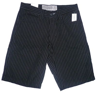 Mens Men's AEROPOSTALE Aero Pinstripe Skate Flat-Front Shorts NWT