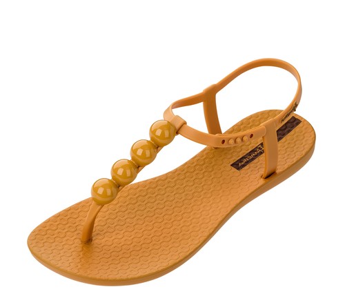 Ipanema nuevo encanto Sandalia 21 ámbar mostaza Guijarro T Correa Sandalias  Planas Talla 4-9 | eBay