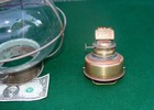 Antique SHIPS BRASS GLOBE/ONION SALON OIL LAMP-24 Photos-HANDSOME-PRACTICAL-L@@K — photo 7