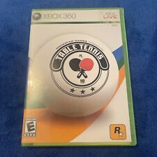 Rockstar Games Presents Table Tennis w/ Manual (Xbox 360, 2006) Complete In Box