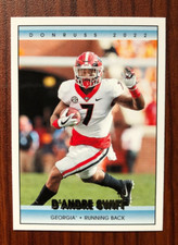 D'ANDRE SWIFT 2022 Panini Chronicles Donruss Draft Picks Retro #7 Pink Georgia