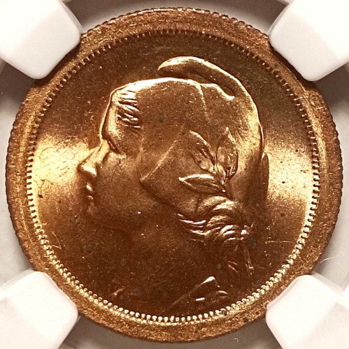 NGC MS63 RD - Portugal 10 centavos 1940 coin - Picture 2 of 4