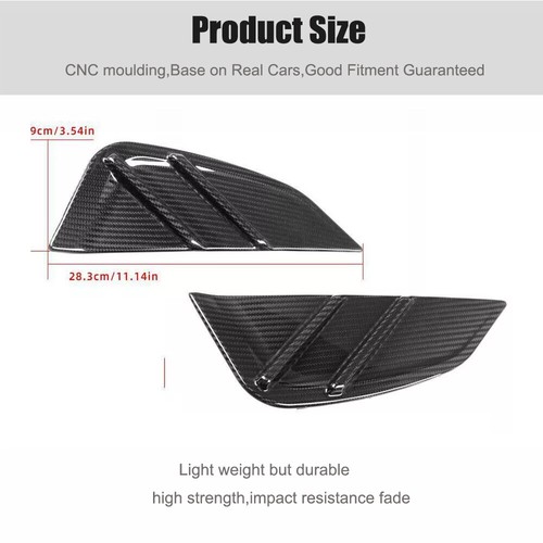 For BMW G82 G83 M4 2020-2024 Dry Carbon Fiber Side Air Fender Vent Cover Trims - Picture 10 of 12