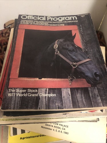 Tennessee Walking Horse Official program Yearbook Voice Lot 48 Issues 1970-80 - 第 2/12 張圖片