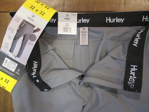 Hurley Hybrid Pant Men's Size 32x32 Gray Performance Stretch Activewear - Picture 5 of 9