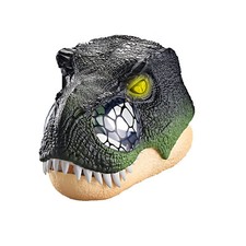 Glowing Eyes Dinosaur Mask Moving Jaw and Sounds,Moving Mouth T-rex Mask Kids
