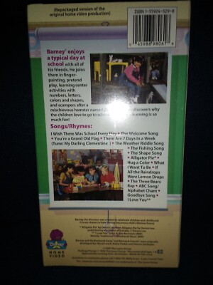 Barney Goes To School🏫(VHS-1996) SEALED~Rare 2nd Edition~Original