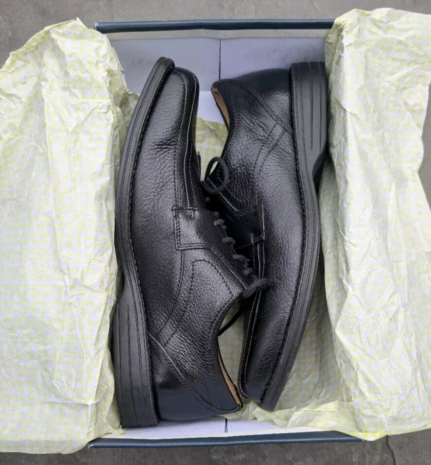 SAOLA Scarpe comode Florsheim Randolph uomo 9 D 13131 pelle nera casual derby