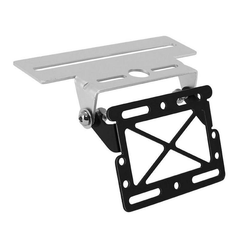 Support de plaque immatriculation moto M1 inclinaison variable et clignotants réglables