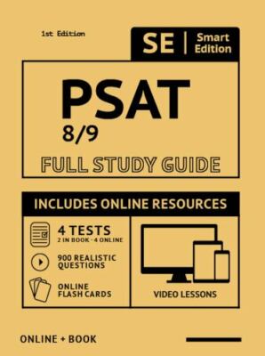 PSAT 8/9 Full Study Guide 2nd Edition: Complete Subject Review with Online Video