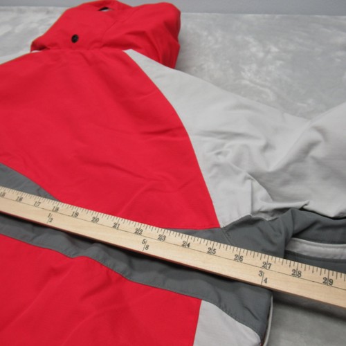 Columbia Convert Jacket Mens XL Red Colorblock Fleece Lined Insulated Full Zip - Picture 19 of 20