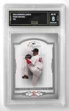 2004 DONRUSS CLASSICS BASEBALL CARD #33  PEDRO MARTINEZ / RED SOX ~ GR 8  NM-MT
