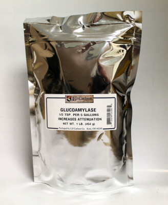 DRY Glucoamylase Enzyme 1lb Bag BETA 'ZYME LDCarlson Converts Starch to Sugars