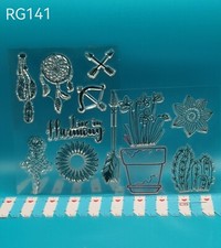 Scrapbooking Stempel Set, 4 Stück, markenlos  RG141