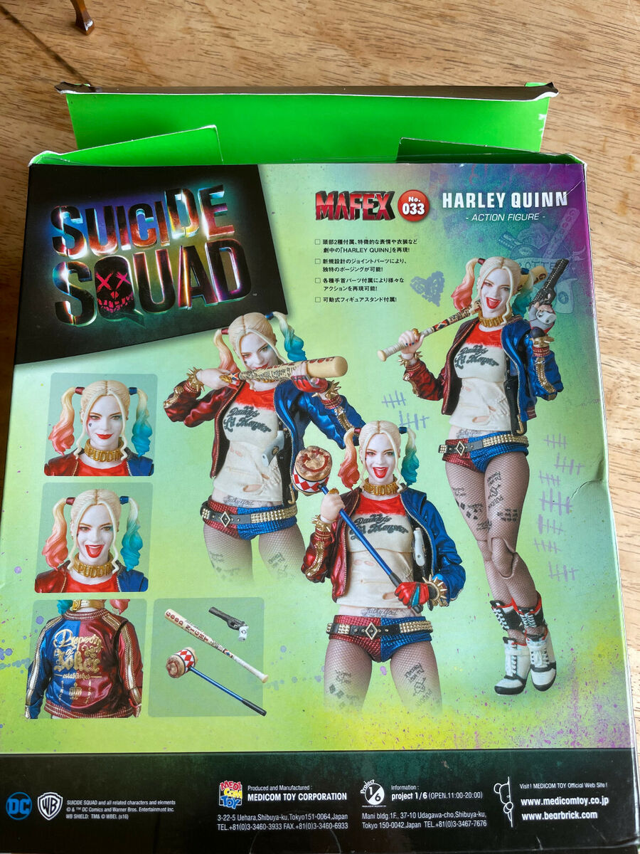 Medicom Toy MAFEX No.033 Harley Quinn suicide squad Figure 100%Original