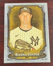 2024 Topps Allen & Ginter #25 Gerrit Cole New York Yankees Chrome Parallel