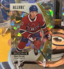 Sean Farrell Rookie 2023-24 Upper Deck Allure Hockey #143 Yellow Taxi Canadiens