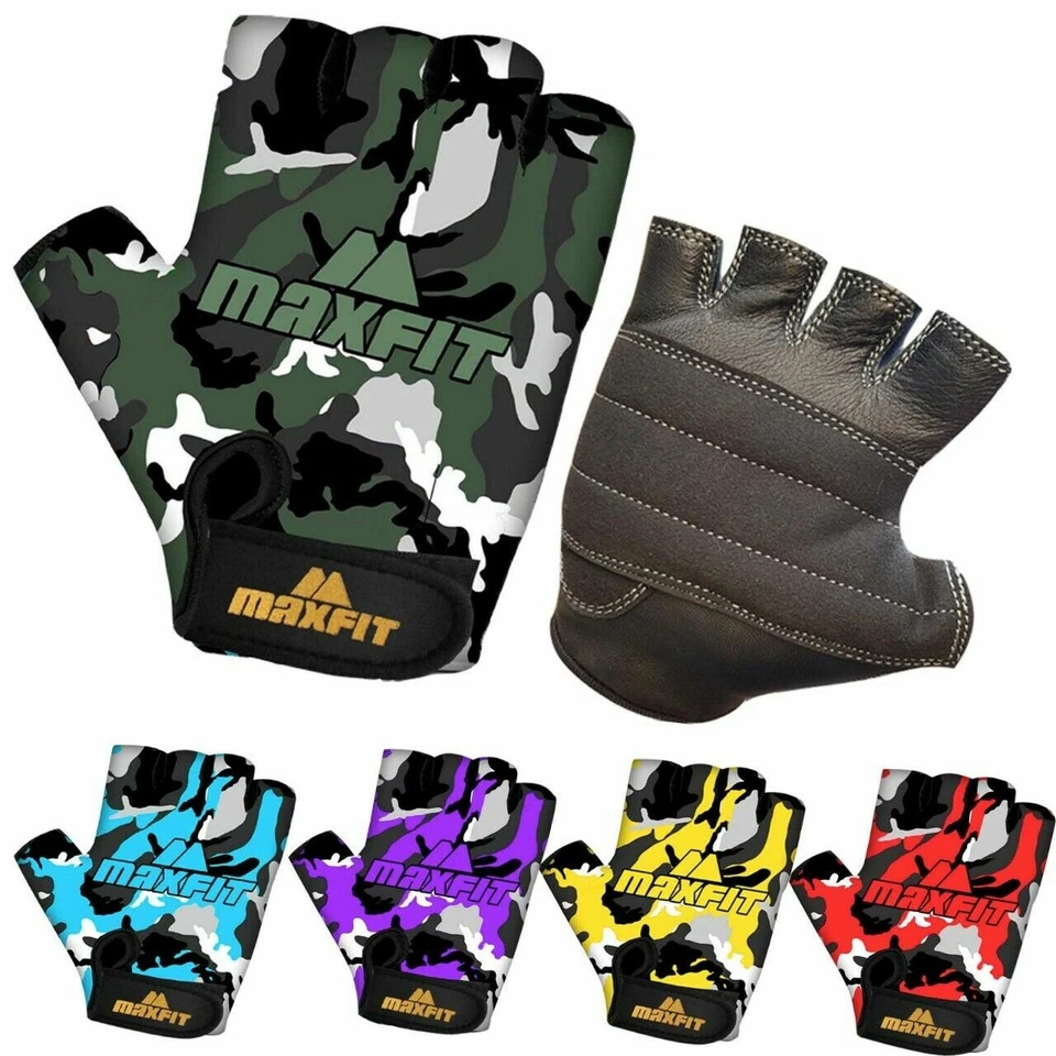 MAXFIT SPORTS Kinder Fahrradhandschuhe Mädchen Jungen Fahrrad Roller BMX rutschfest gepolstert Handflächenhandschuhe-