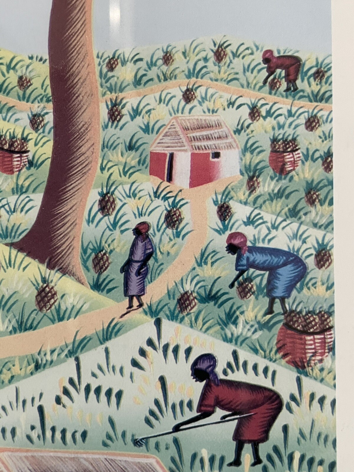 Alix Baptiste Limited Edition 1996 Art Print “Harvest Time” Signed