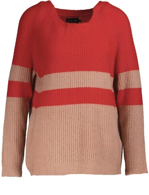 NEU ! Only Damen Pullover rot-mix Gr. L - Bild 1 von 4