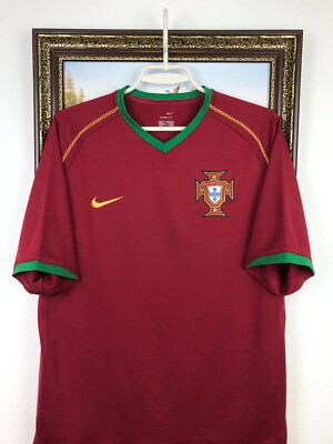 Portugal Home football shirt 2006 Soccer Nike Jersey Mens Trikot