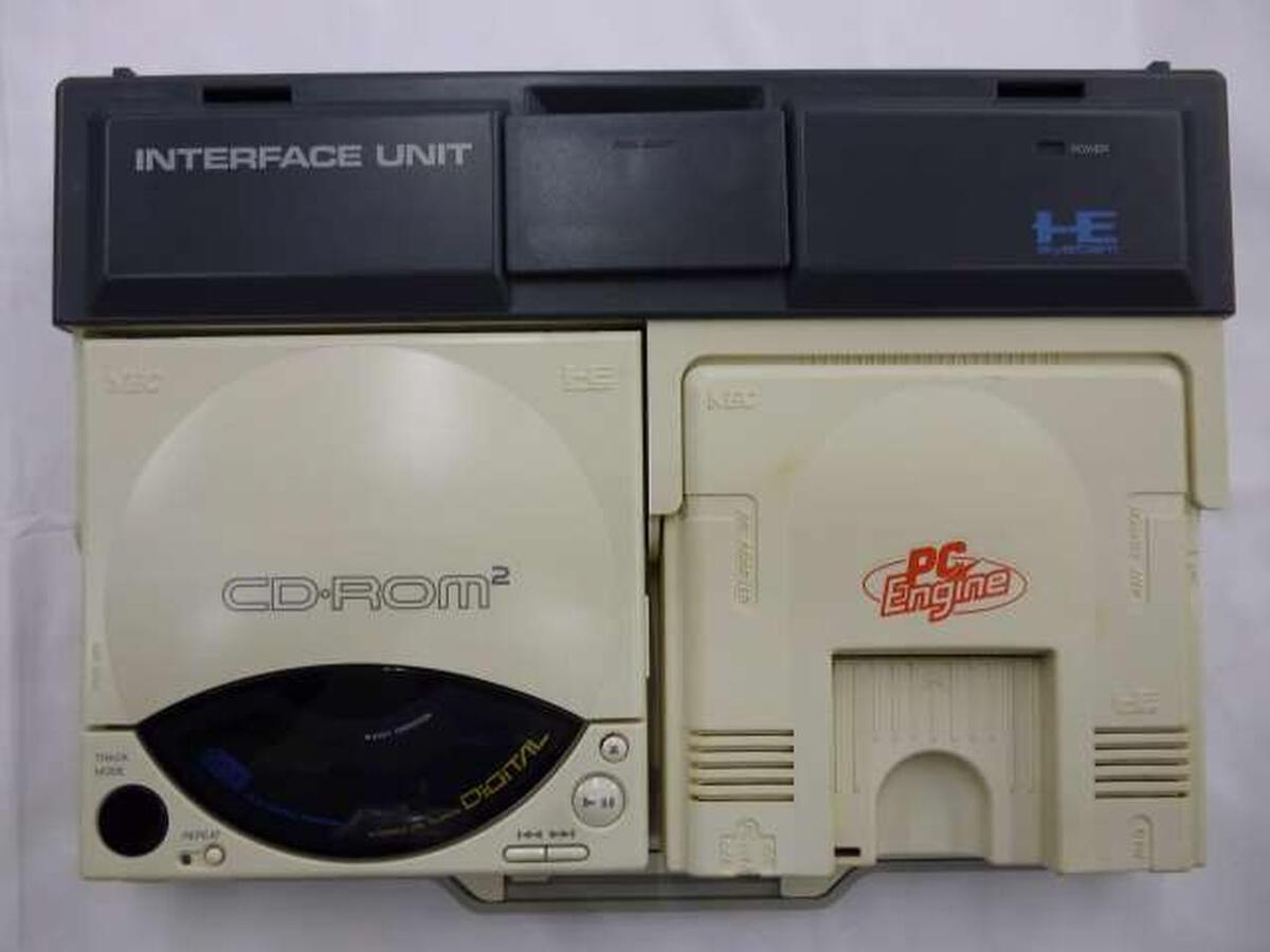 NEC PC Engine Console PI-TG001 + IFU-30 Interface CD-ROM2 NEC PC Engine Console PI-TG001 + IFU-30 Interface CD-ROM2