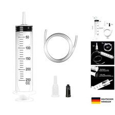 Großer Spritze 250ml, Plastikspritze Wiederverwendbare flüssige Spritz mit Sc...