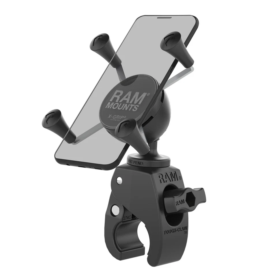 RAM Tough-Claw Handlebar Snap-Link Mount w/ X-Grip Holder for Smartphone iPhone - Image 3 of 4