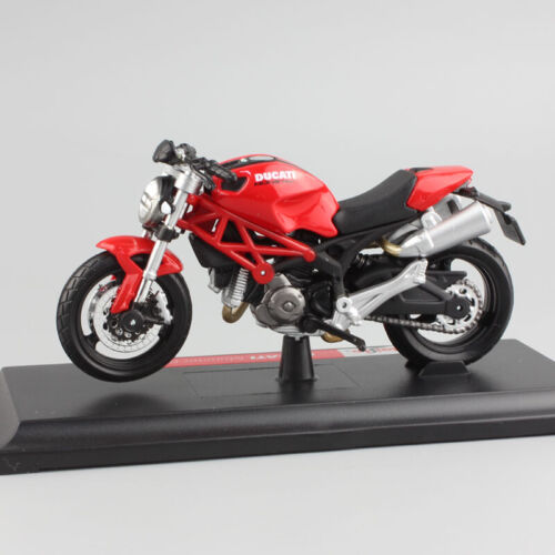 Maisto 1/18 scale Ducati Monster 696 Mostro diecast motorcycle model bike Toys - Picture 12 of 15